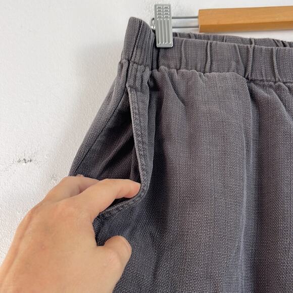 J. Jill 100% Tencel Lyocell elastic waist pull on comfort lagenlook pants sz M - Picture 4 of 7